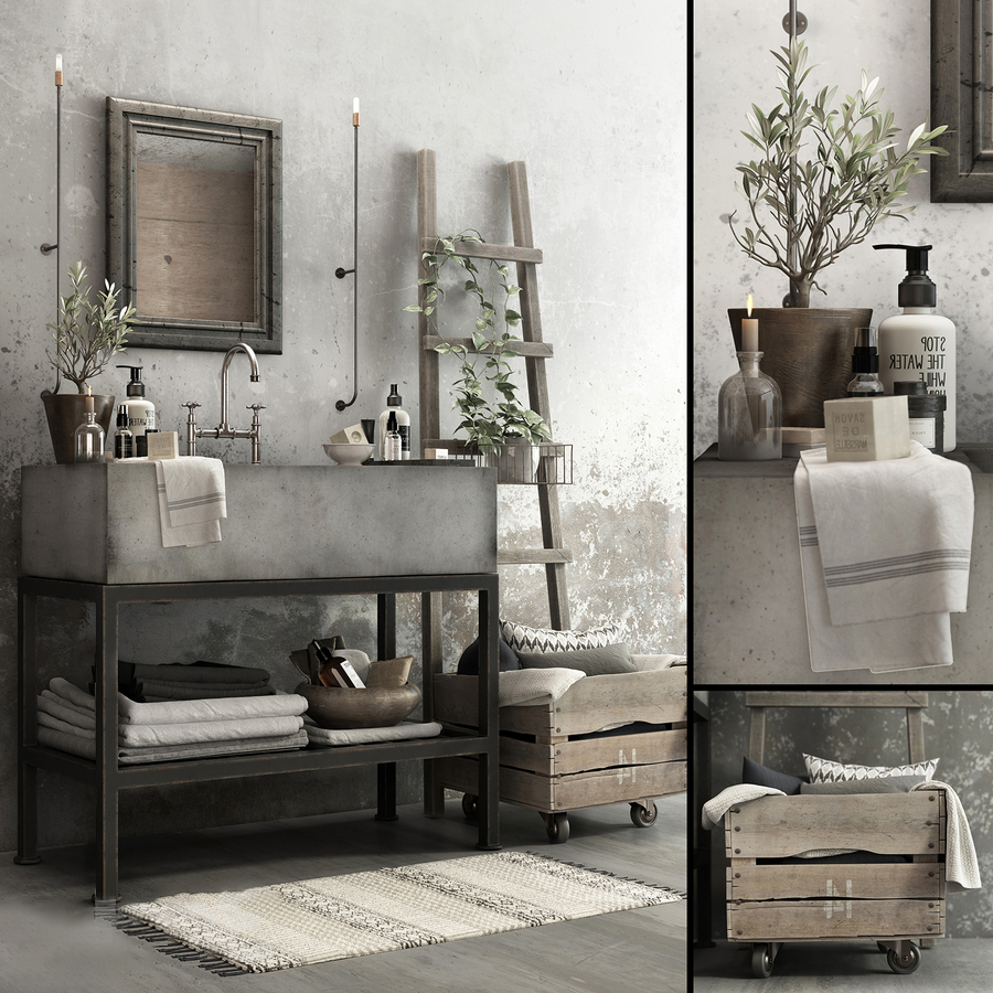 BATHROOM SET / DECOR / 1